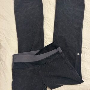 Lululemon Y2K cross top Black and Gray Leggings